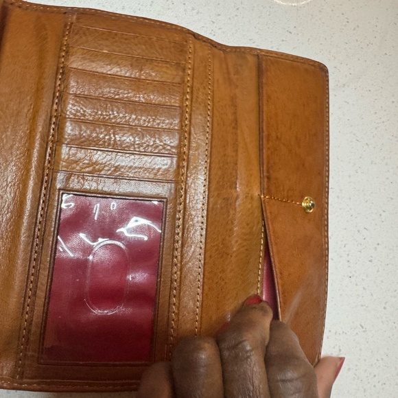 Dooney Bourke Brown/Natural Women’s Leather Wallet - Picture 12 of 13